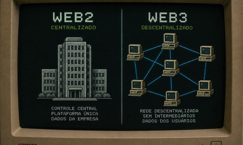 Web2 vs Web3: Qual a Diferença na Prática? (Guia Iniciante)