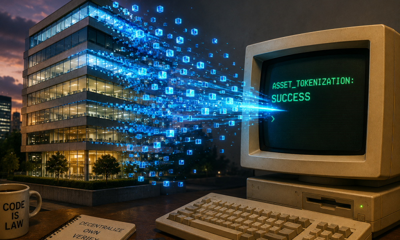 Tokenização de ativos reais (RWA): O mundo físico invade a Blockchain